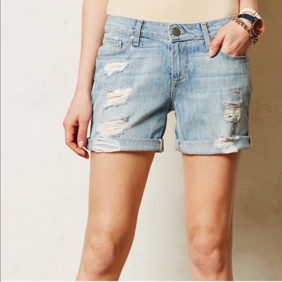 PAIGE Pants - Paige | Distressed Denim Grant Short size 25